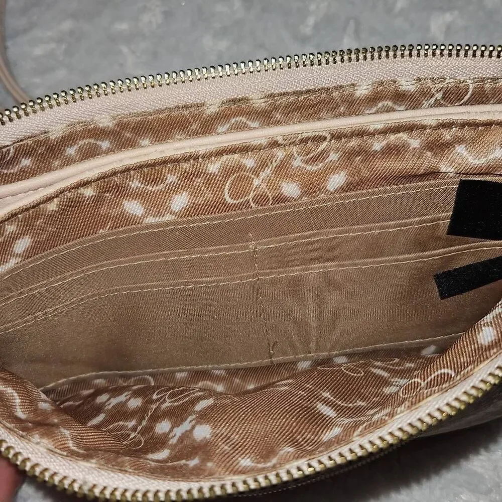 Jessica Simpson Ryanne Crossbody Metallic studded chained strap party purse